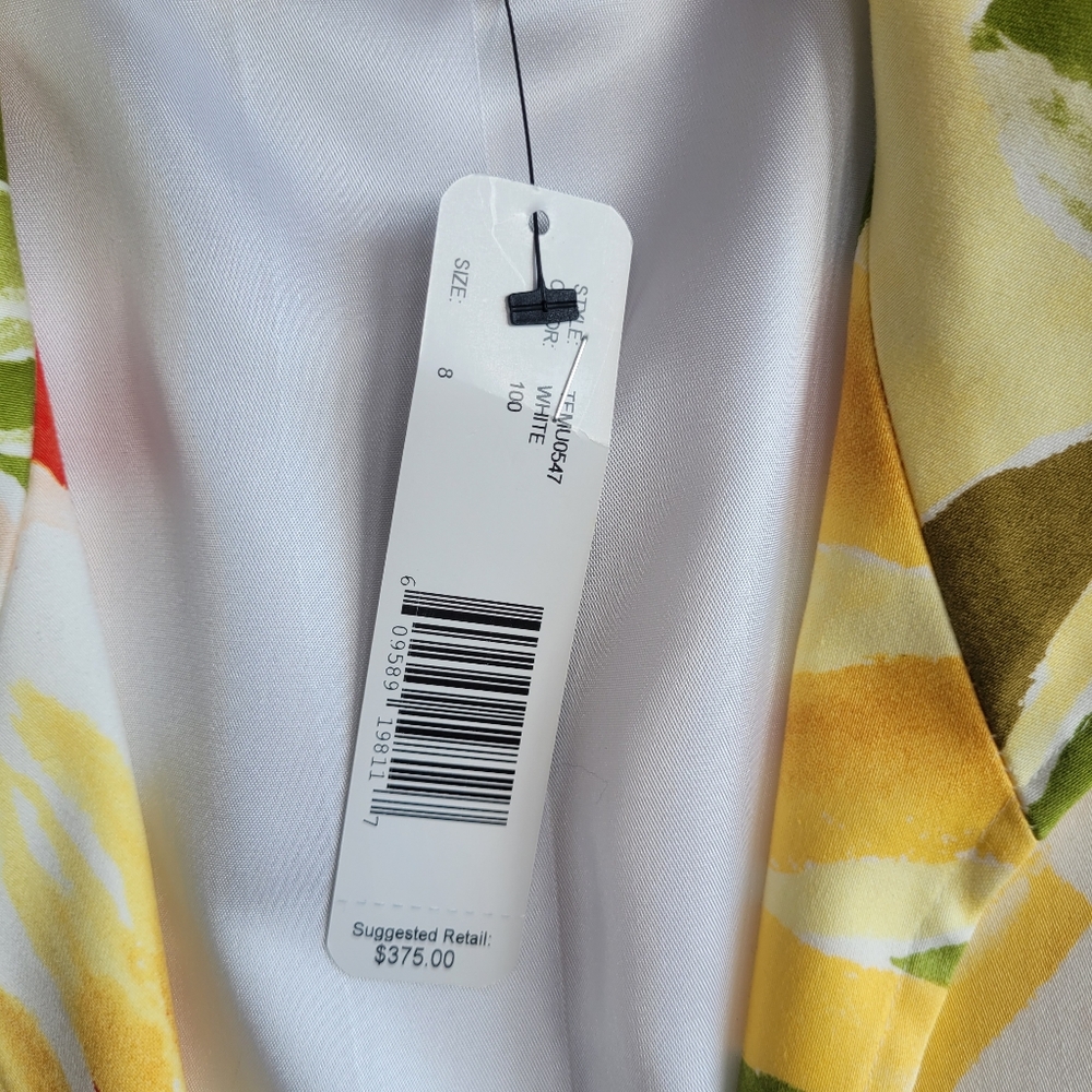 *NWT* Linda Allard Ellen Tracy Lightweight Tropical Floral Blazer Jacket Size 8 - Picture 6 of 10